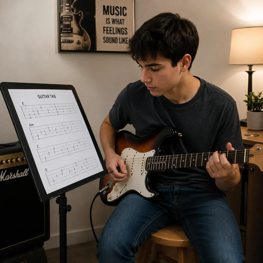 Nashville Number System vs Guitar Tab
