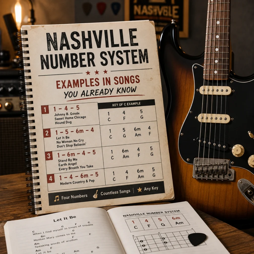 Nashville Number System Examples Using Songs You Already Know